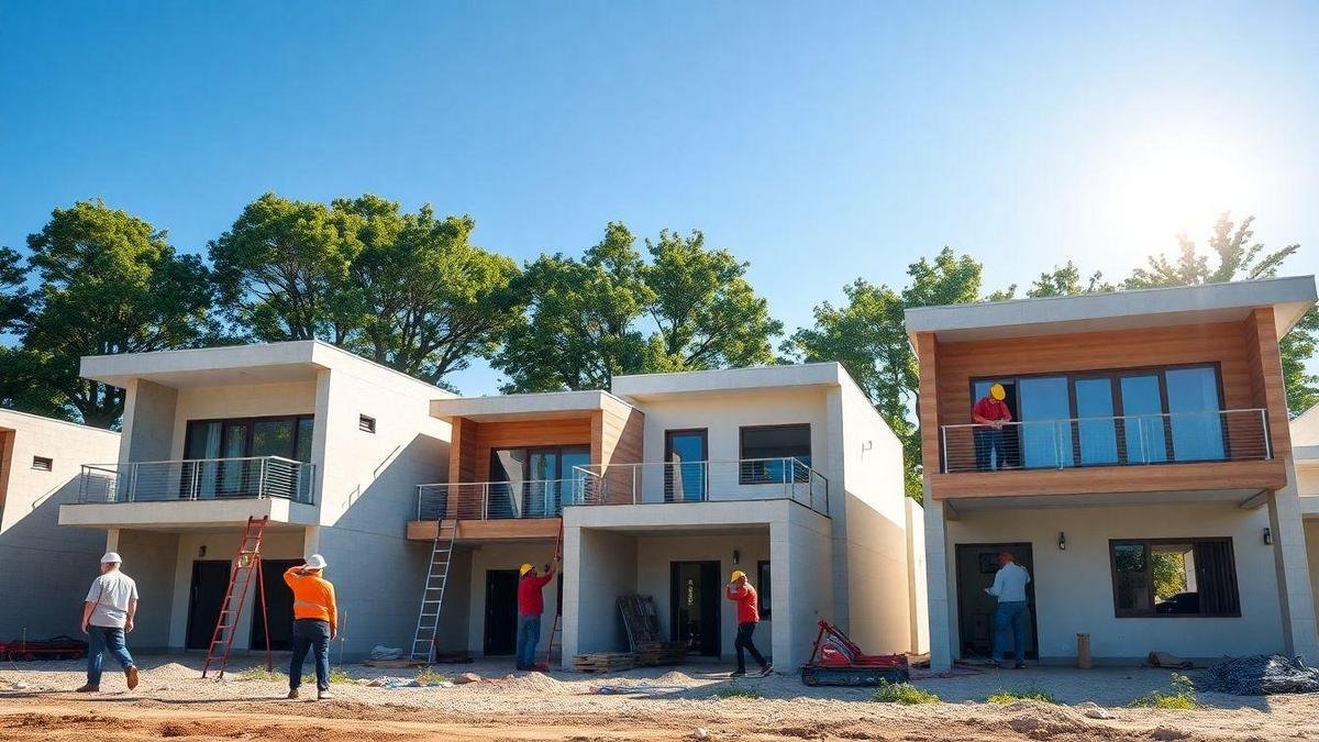 Construção Rápida e Eficiente de Casas Pré-Fabricadas